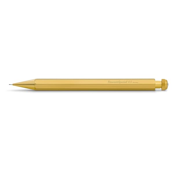 Kaweco カヴェコ シャープペンシル 特別 金管楽器 なおなお書き-05BR 0.5粍 置き目インポート品