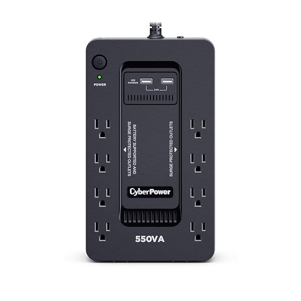 SX550UJP CyberPower UPS 無停電ワット数とり備える 常時商用給電 長方形波 550VA/330W