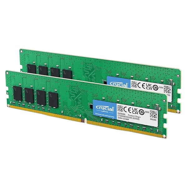 Crucial 事務机いの一番用増設記憶装置 32GB(16GBx2枚) DDR4 3200MT/s(パソコン4-25600) CL22 UDIMM 288pin CT2K16G4DFRA32A