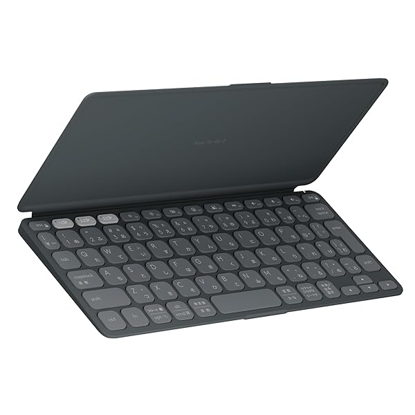 ロジクール KEYS TO GO 2 無線電話 鍵盤 iK1043GRU 薄型 軽さ 222g Bluetooth ワイヤレスキーボ