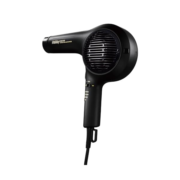 ノビー(Nobby) マイナスイオンヘアドライヤー NB3100 いけ図図しい量 速乾 1500W 理美容独り占め (黒いこと)