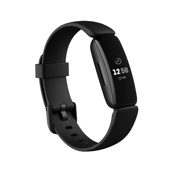 Fitbit Inspire2 フィットネストラッカー Black 黒いこと L/S大いさ/心臓の鼓動計 [日本定まり品]