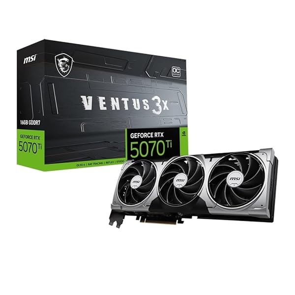 MSI GeForce RTX 5070 Ti 16G VENTUS 3X OC グラフィクス歌留多 VD9043