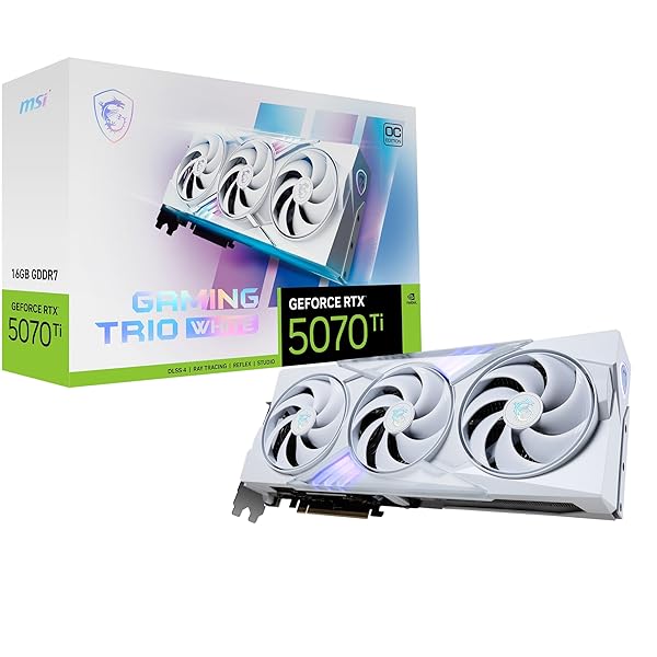 MSI GeForce RTX 5070 Ti 16G GAMING TRIO OC WHITE グラフィックスボード VD9040|OnederfulShop