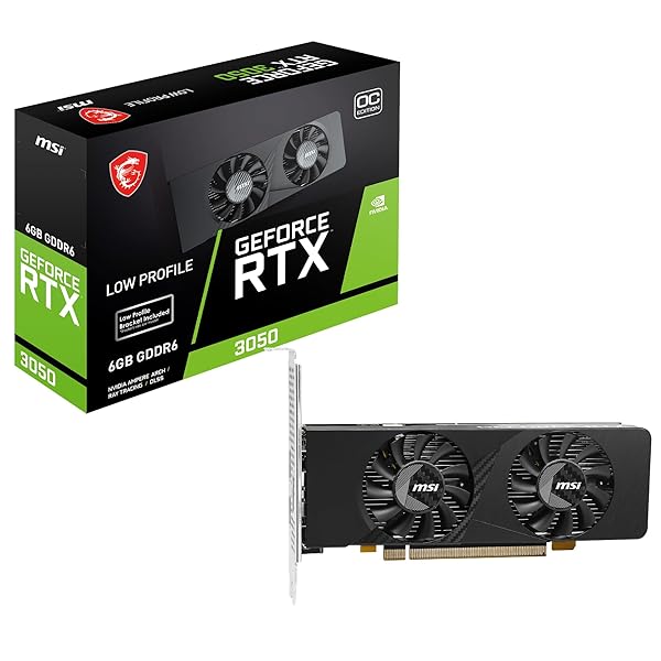 MSI GeForce RTX 3050 LP E 6G OC グラフィクスゲーム盤 VD9314