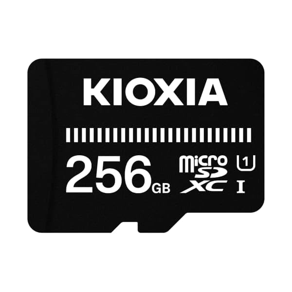 KIOXIA(キオクシア) 旧東芝記憶装置 microSD 256GB UHS-I相応う Class10 microSDXC (伝える機敏さ50MB/s) 国内サポー