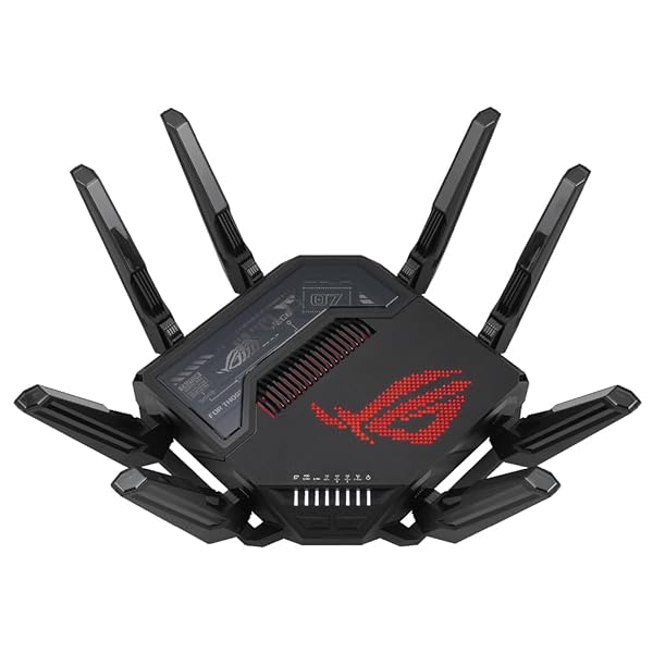 ASUS 無線LAN ROG Rapture GT-BE98 無線電話 ルータ 最新標準尺度無線LAN7 11529+5764+5764+1376Mbpsクワッドバンドゲーミン