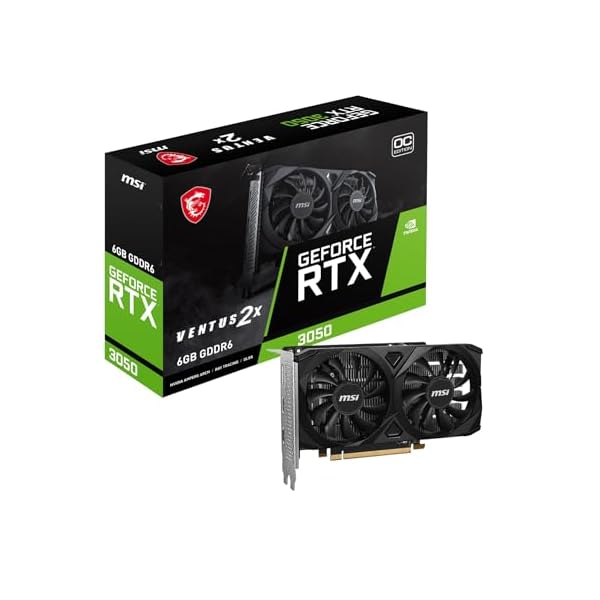 MSI GeForce RTX 3050 VENTUS 2X E 6G OC グラフィクス歌留多 VD8926