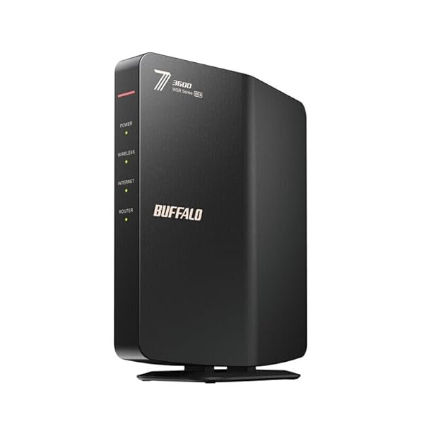 バッファロー　Wi-Fi 7(11be)対応デュアルバンドWi-Fiルーター WSR3600BE4P-BK｜OnederfulShop