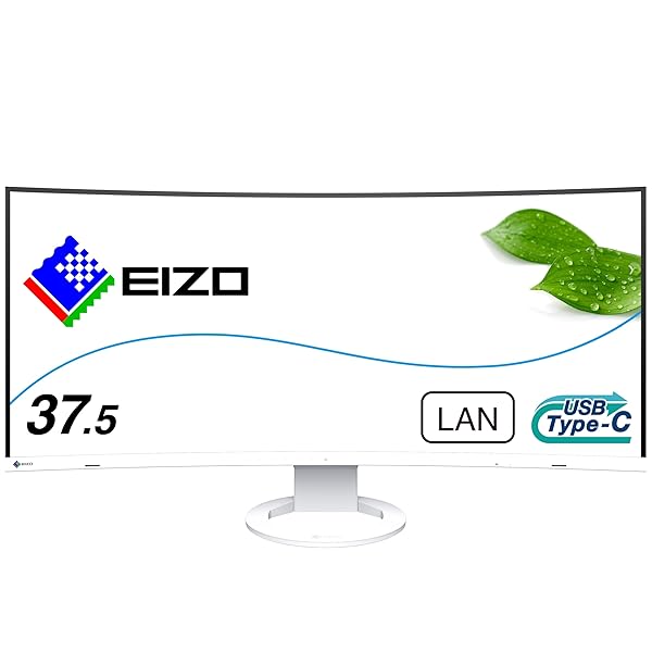 EIZO 商行為向けウルトラワイドモニター | FlexScan EV3895-WT | 37.5型UWQHD+・USB Type-C・白いこと