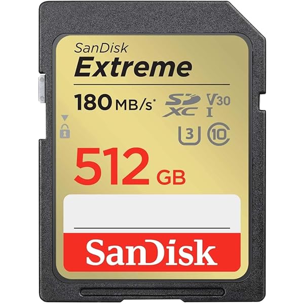 【 サンディスク 置き目品 】 SD歌留多 512GB SDXC Class10 UHS-I U3 V30 SanDisk Extreme SDSDXVV-512G-GHJIN 飾り気の無いデ