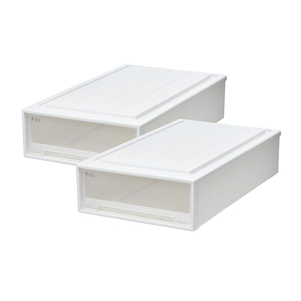 【通販限定2個セット】天馬 収納ボックス フィッツケース 押入れ 幅44×奥行74×高さ18cm 収納|OnederfulShop