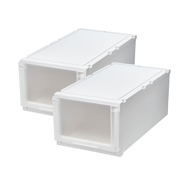 【通販限定2個セット】天馬 収納ボックス フィッツケースアドバンス 幅39&times;奥行74&times;高さ30cm 押｜OnederfulShop