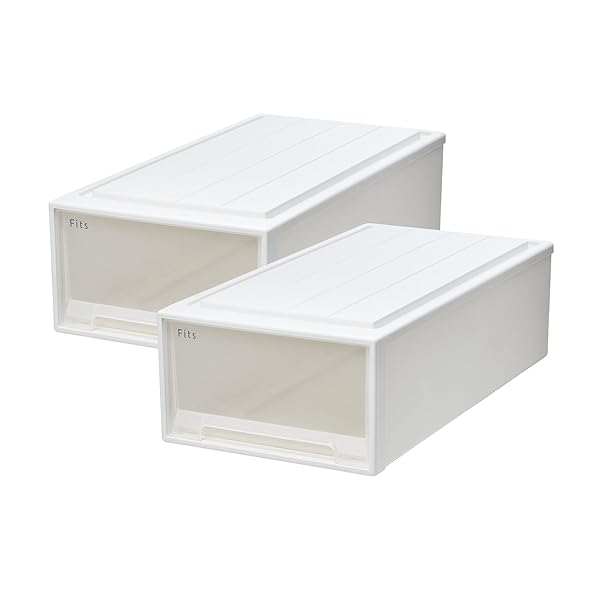 【通販限定2個セット】天馬 収納ボックス フィッツケース 押入れ 幅39&times;奥行74&times;高さ23cm 収納｜OnederfulShop