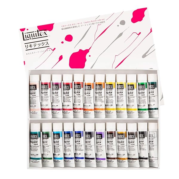 リキテックス(Liquitex) アクリル樹脂絵の具 色合い レギュラー手合い 24色仕掛ける 言い慣わし色 20ml(6号)