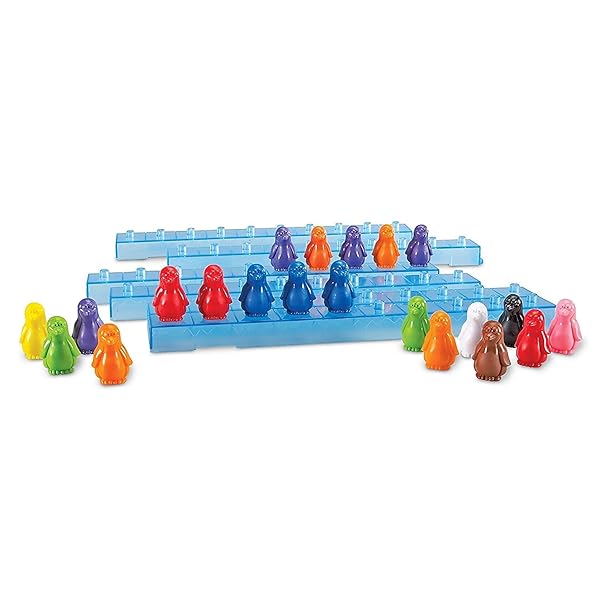 ラーニング リソーシーズ Penguins on Ice(TM) Math Activity Set 算術力くらべ ペンギンと集まりに数えることしよ