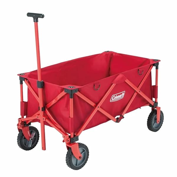 持ちはこび手押し車 アウトドア手押し車 耐荷重約100kg ストッパー付 パウダーコンパクト納める