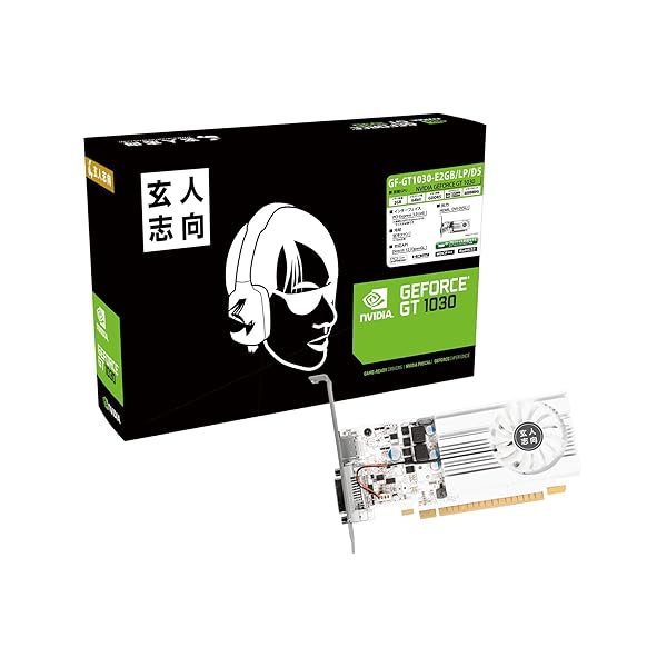 NVIDIA GeForce GT 1030 積み上げる グラフィックゲーム盤 2GB ロープロファイル GDDR5 【国内置き目品】 GF-GT1030-