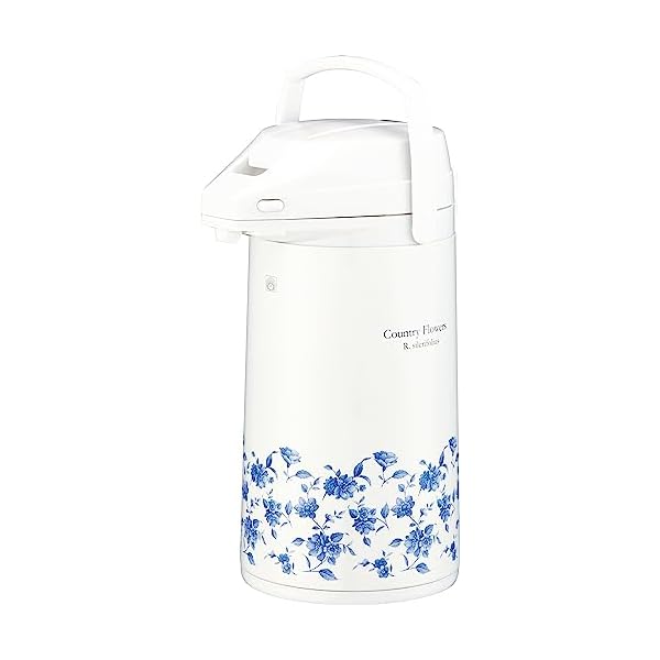 生き胆式 大気圏ポット 1.55L 瑠璃 魔法瓶 日本製 カントリー御花 MRP-16 FLC