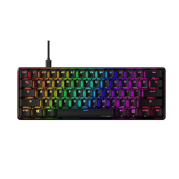 Alloy Origins 60 小型RGBメカニカルゲーミングキーボード 60%レイアウト 取り替えっこ ゲーマー向け