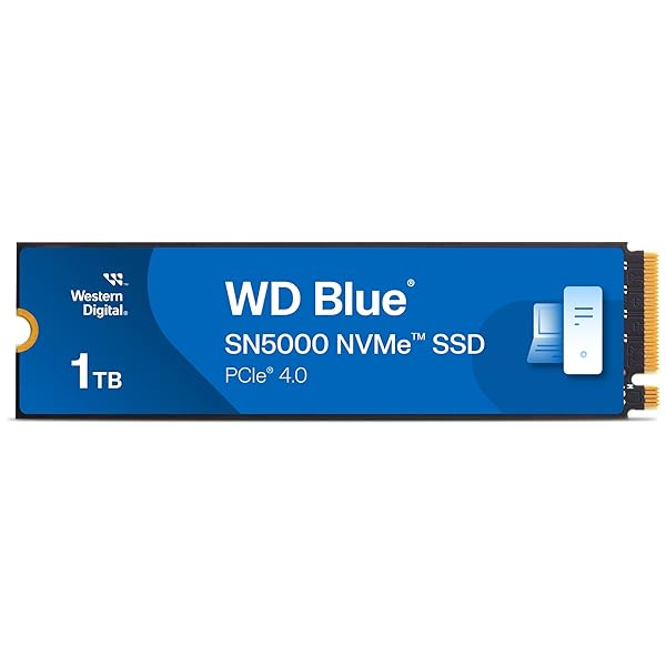 WDS100T4B0E [WD Blue SN5000 NVMe SSD（1結核症 M.2(2280) PCIe Gen4 x4 NVMe 600TBW 3D TLC 5年）]