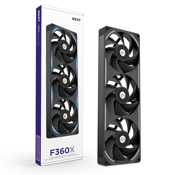 F360X RGB Black パソコン容れもの気違い 360粍 シングルフレームファン RF-U36PN-B1 FN2656