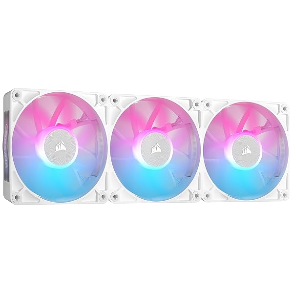 iCUE LINK RX120 RGB クランク一揃いの道具 120粍 PWM パソコン容れもの気違い トリプル容器に並べる（iCUE LINKシステムハ