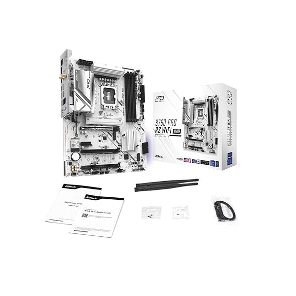 B760M Pro RS 無線LAN 白いこと Intel Micro ATX 母ちゃんゲーム盤 DDR5 DIMM 7200 MHz 256GB LGA1700 SATA3 6.0 Gb/s LED M.2