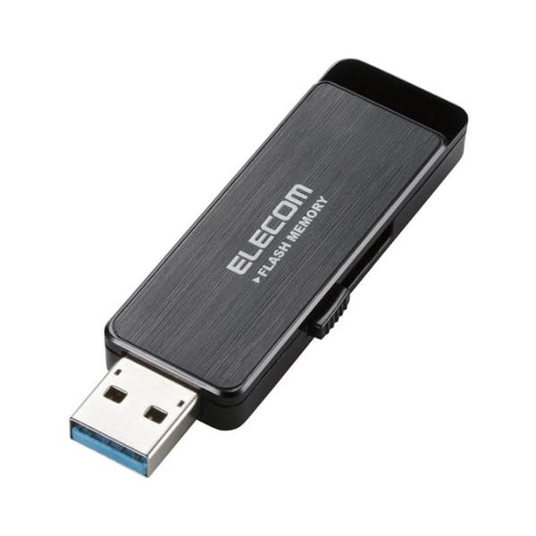 USBメモリ 4GB USB3.0 情報漏洩対策 パスワードロック ハードウェア暗号化機能搭載 ブラック MF-ENU3A04GBK|OnederfulShop