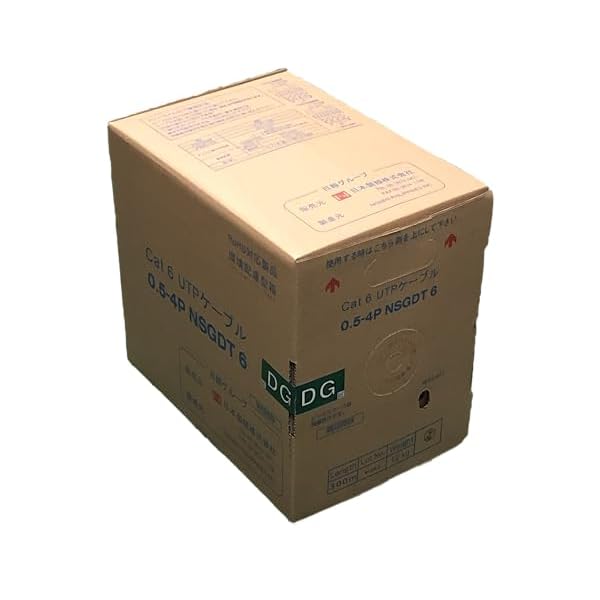 Cat6 LANケーブル(300m巻き) NSGDT6 0.5mm-4P 緑|OnederfulShop