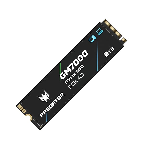 Predator M.2 SSD 2TB GM7000 DRAMキャッシュ搭載 NVMe 2280 PCIe Gen4×4 超高速(最大読み取り:7400MB/s、最大書き込み:6700MB/s) 内蔵SSD PS5/PS5 Pro動作確認済み 高耐久 3D NAND TLC メーカー5年|OnederfulShop