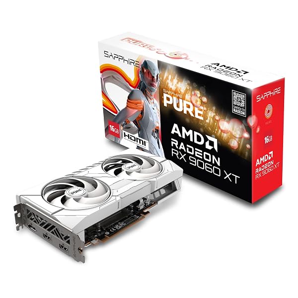 PURE Radeon RX 9060 XT GAMING OC 16GB グラフィックスボード 11350-02-20G VD9221｜OnederfulShop