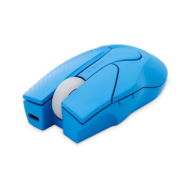 ワイヤレスマウス 復刻企画 士郎正宗 デザインマウス M.A.P.P. 静音 Bluetooth 充電式 Mサイズ ブルー M-SHIROW1SC|OnederfulShop