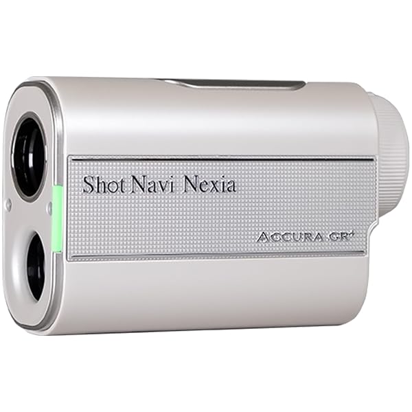 (ショットナビ) ゴルフ レーザー距離計 ACCURA-GR PLUS 3点間距離モード搭載 高速0.02秒計測2色OLED《緑/赤》 1300y計測 軽量 6倍ズーム 高低差 充電式 レーザー距離計測器/ Nexia (ACCURA GR PLUS【3点間|OnederfulShop
