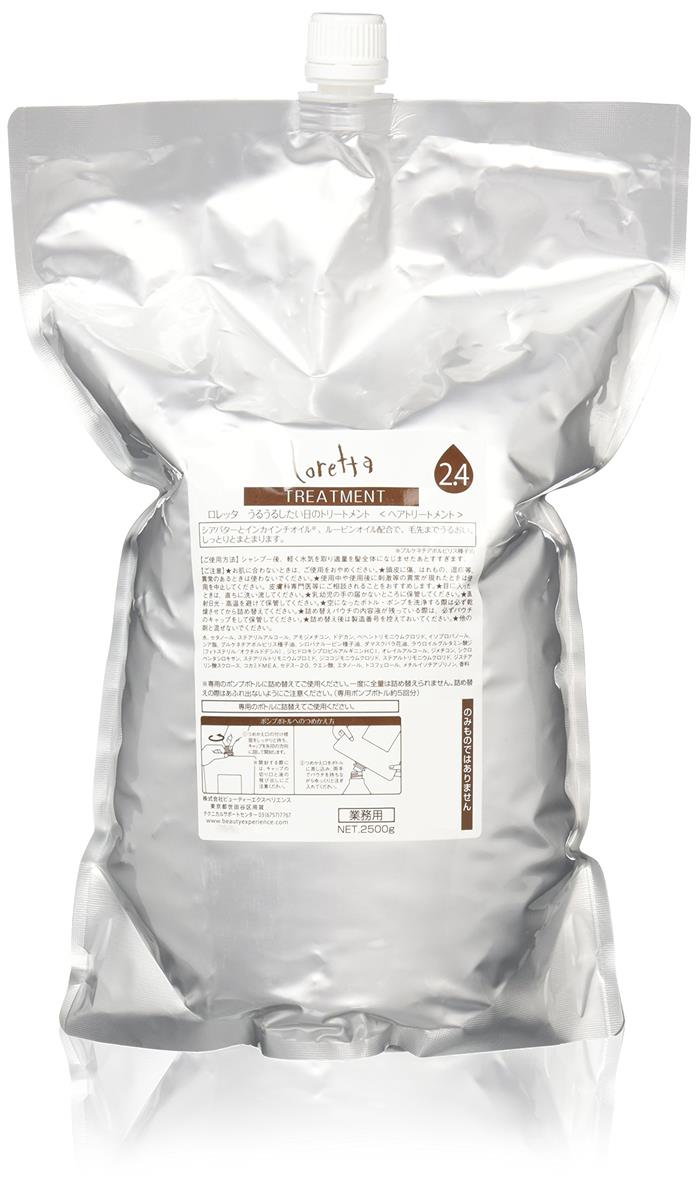 ロレッタ うるうるしたい日のトリートメント 2500g つめかえ 洗い流すトリートメント｜ワンフォーオール店