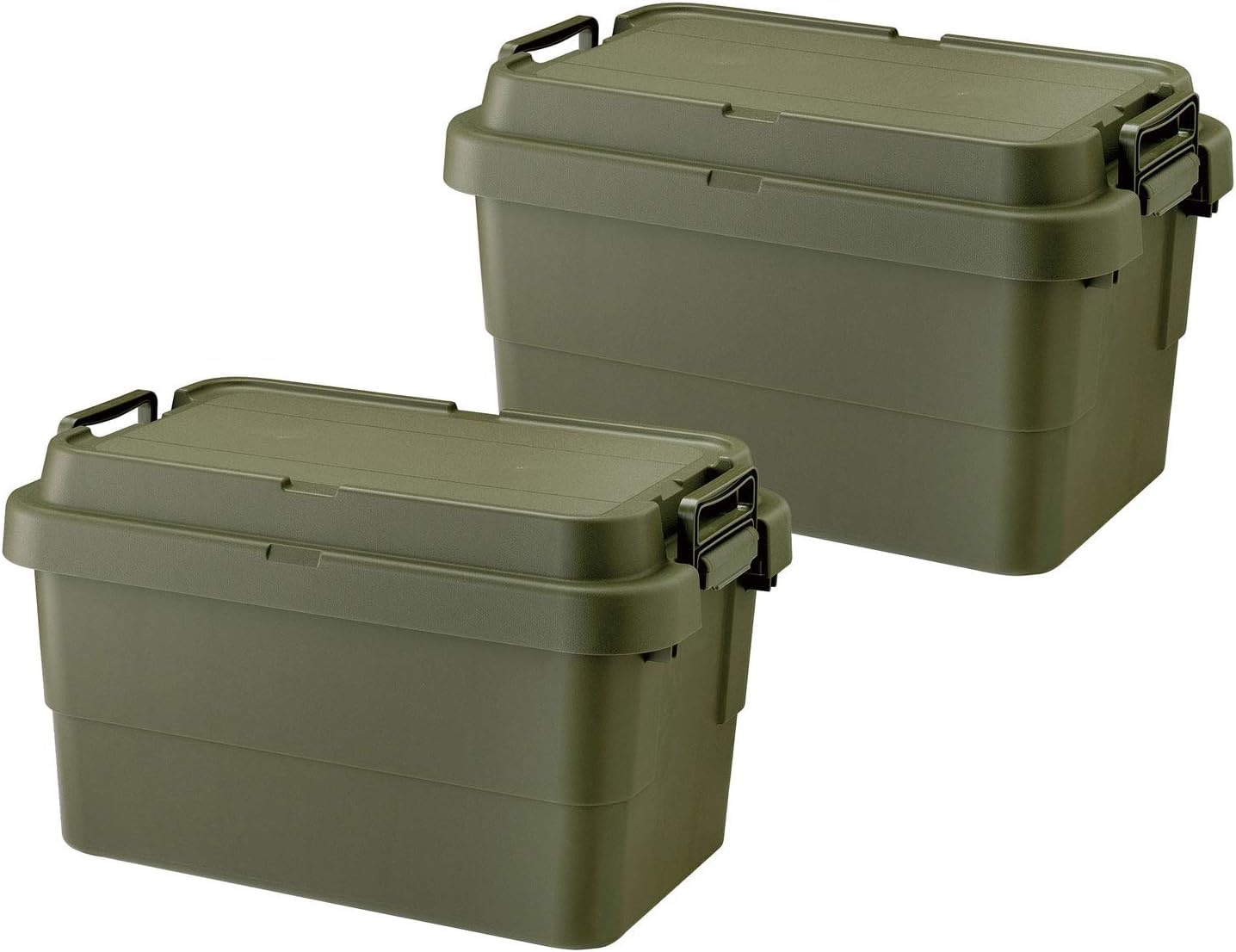 木鼠(RISU) 納めるボックス席 トランクカーゴ 50L 緑であること 日本製 TC-50S 2個書き割り 容れもの ボックス席 スタッキング 室外納める 難民キャンプ 雨合羽 GHON106