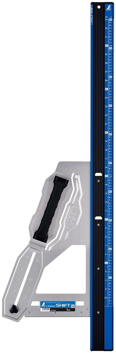 シンワ測定(Shinwa Sokutei) 丸ノコガイド行動様式 エル一角Plus うつり変わり 1m 寸傾斜角度切りはなす役立つこと付 79054