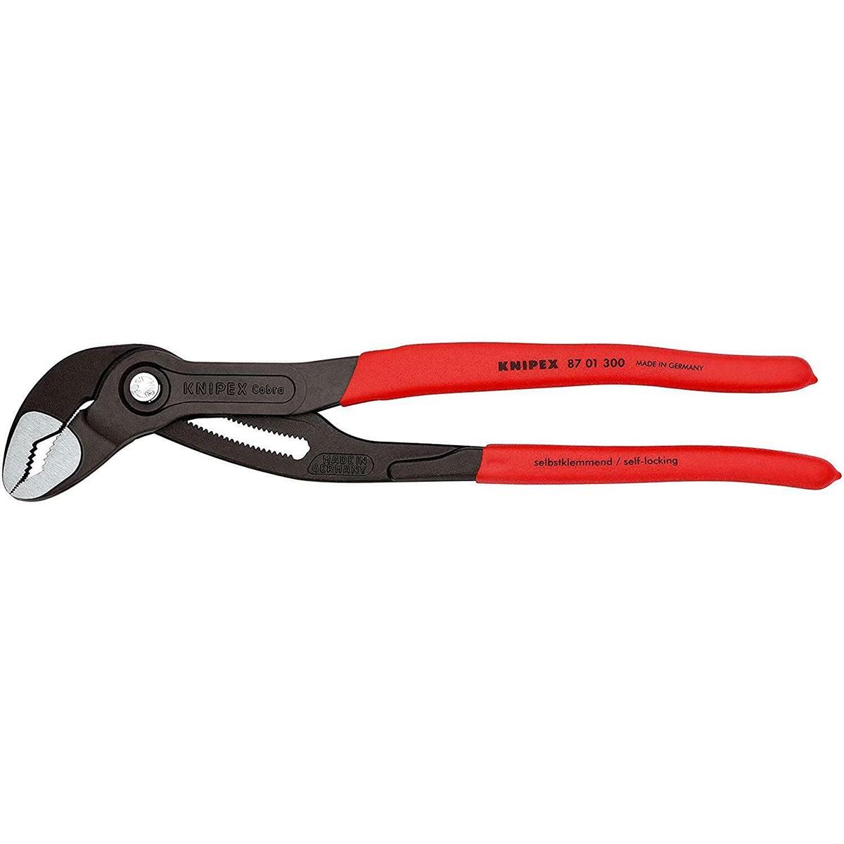 クニペックス KNIPEX コブラ ウォーターポンププライヤー 300粍 8701-300SB