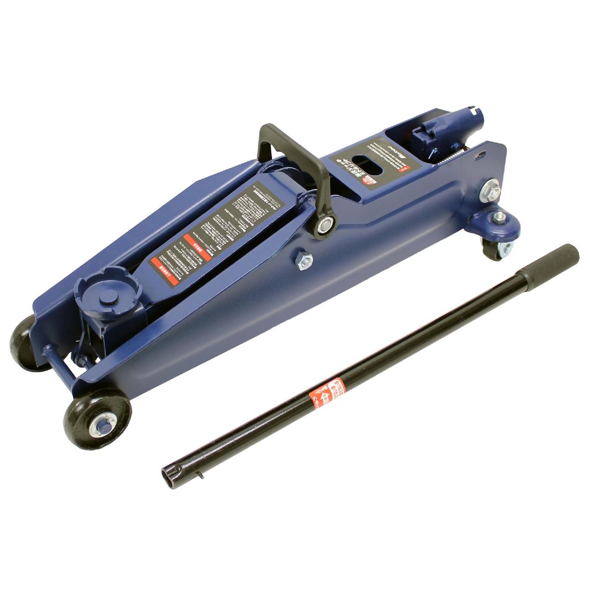メルテック(meltec) 車用 フロアージャッキ 2.25t ミドルリフト 最高値/最低値 410/133mm ジャッキタッチメント付 Meltec FA-23|ワンフォーオール店
