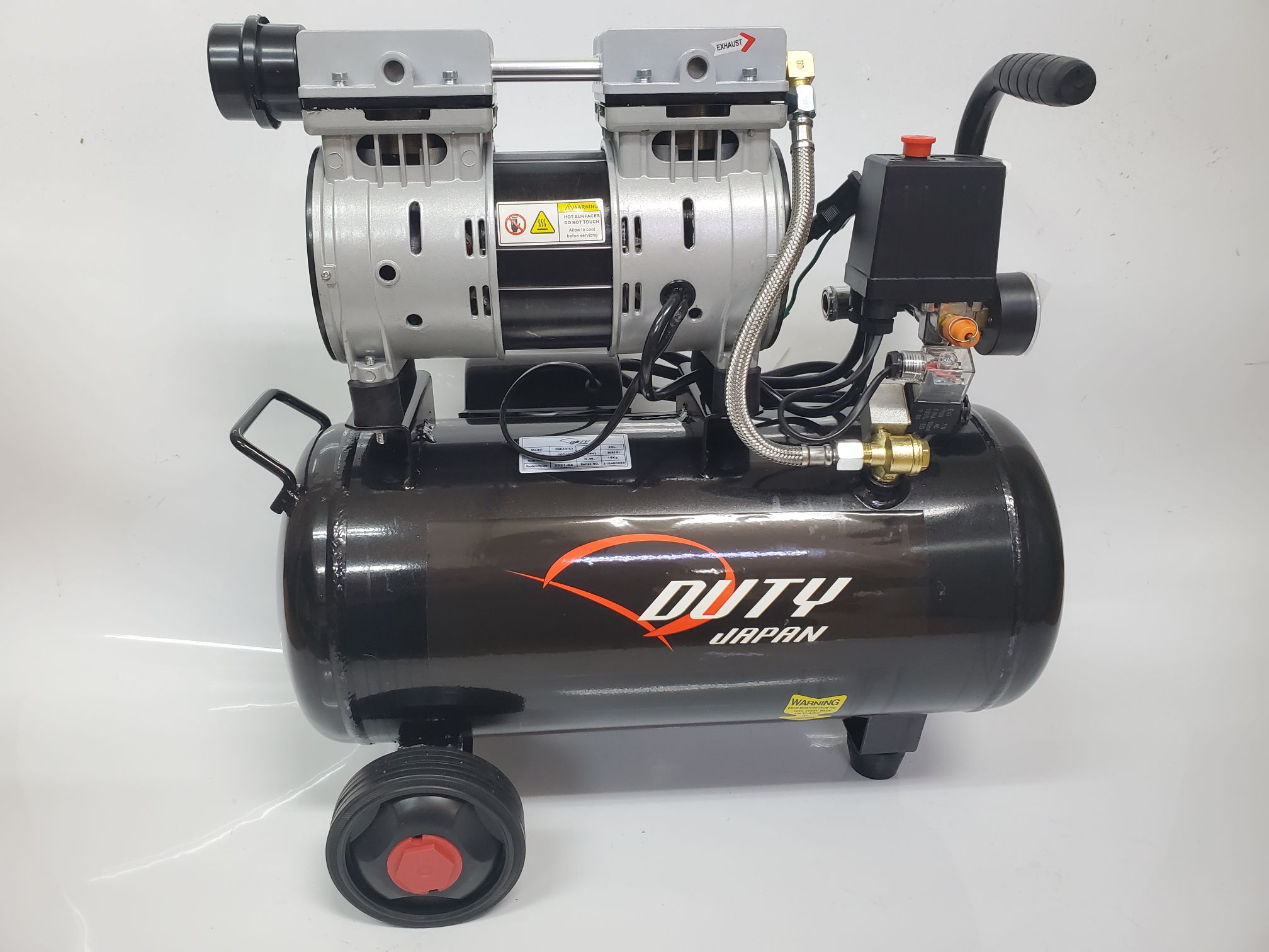 楽天市場】3馬力ハイパワー3ＨＰ 超静音 オイルレスコンプレッサー90Ｌ タンク搭載 横型 100Ｖ 3ＨＰ □９０Lオイルレス 横 :  one.heart