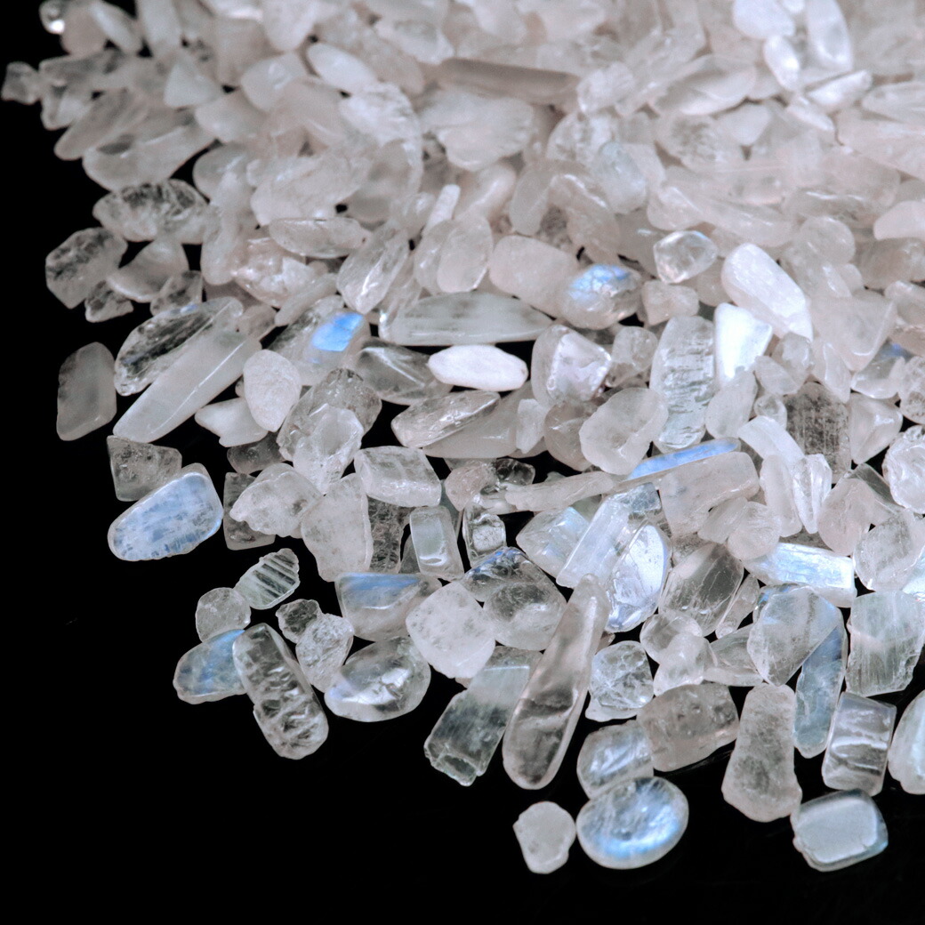 楽天市場】ムーンストーンさざれ石 高品質 AA 中サイズ 月長石 100g