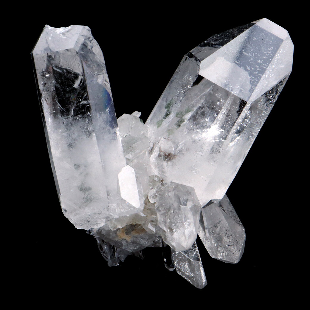 天然 水晶 クラスター 146g ブラジル ゼッカ産 透明感が美しい ゼッカクォーツ 原石 天然石 1点物 パワーストーン