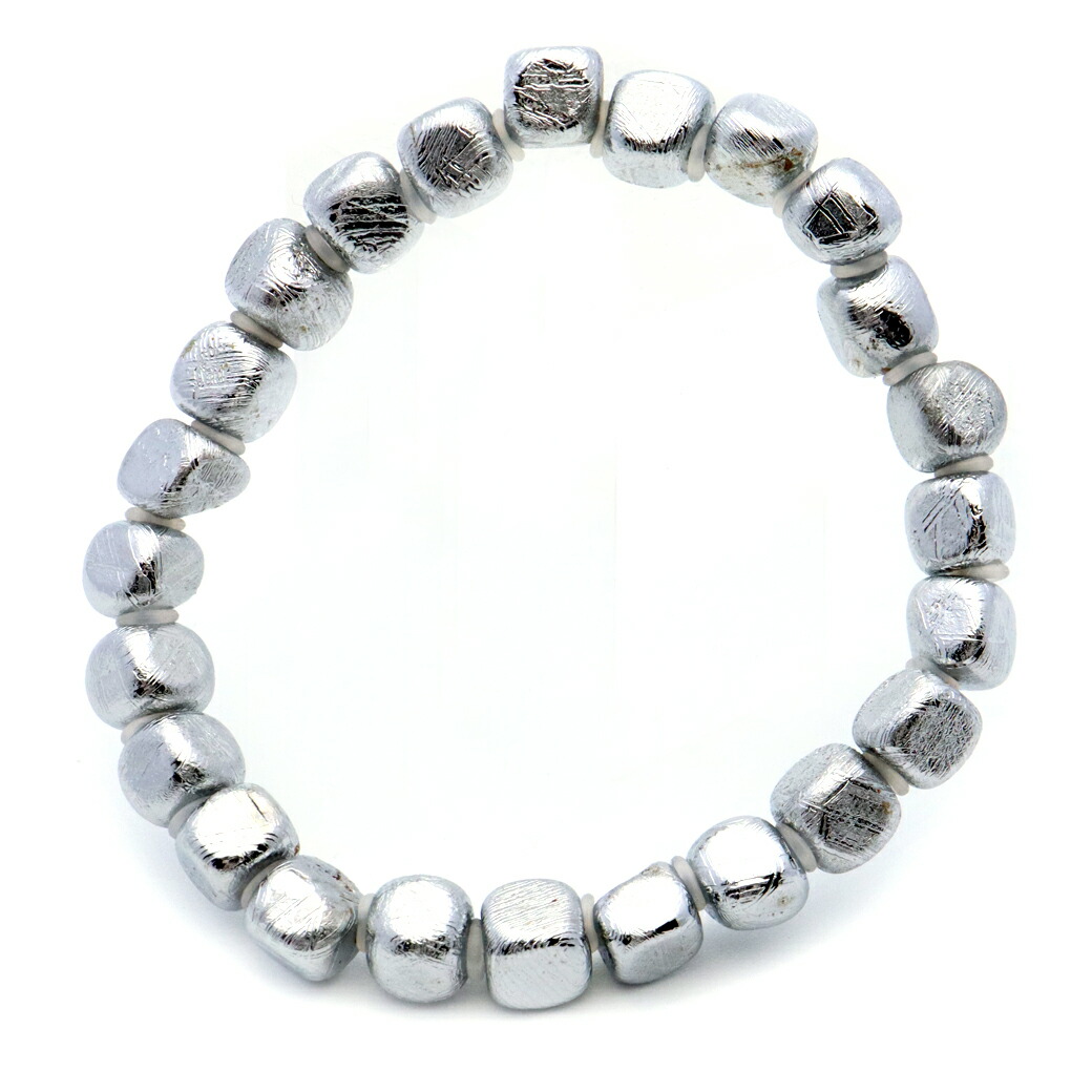 楽天市場】ギベオン 鉄隕石 メテオライト ブレスレット 7.5mm ナミビア