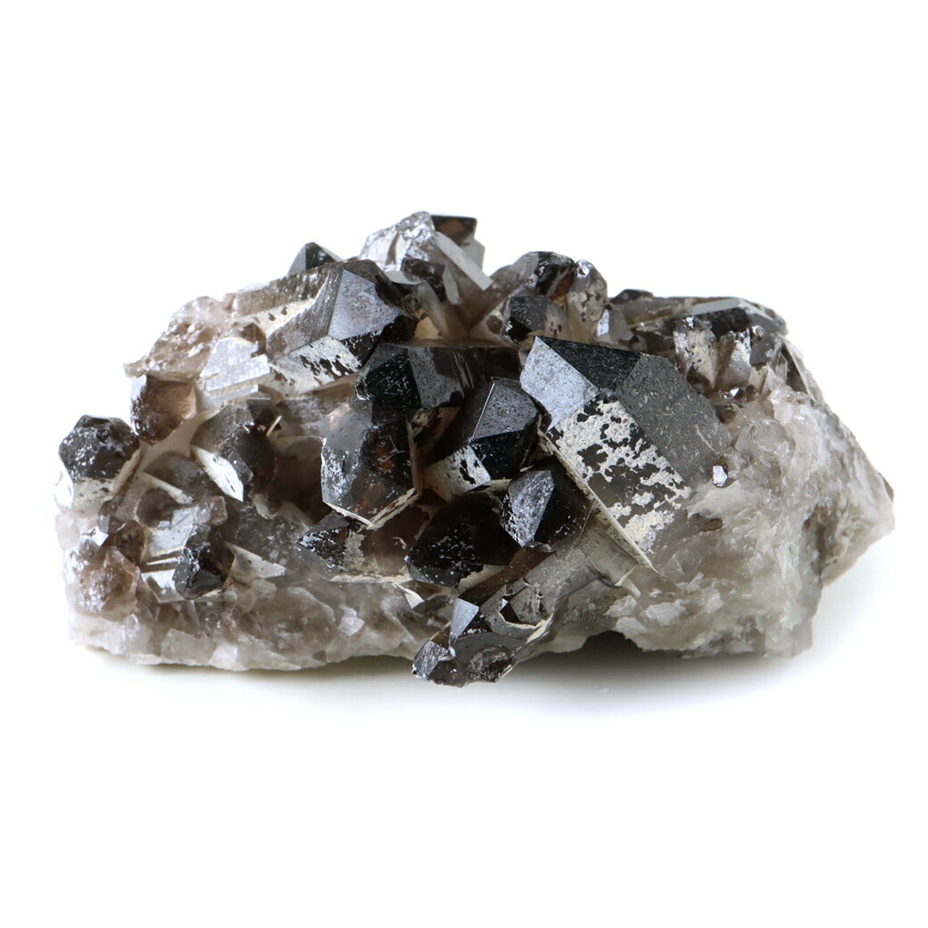 スモーキークォーツ クラスター 天然石 水晶 原石 煙水晶 置き物 403g ブラジル産 天然石 1点物 お守り 結晶 パワーストーン smoky quartz クリスマス
