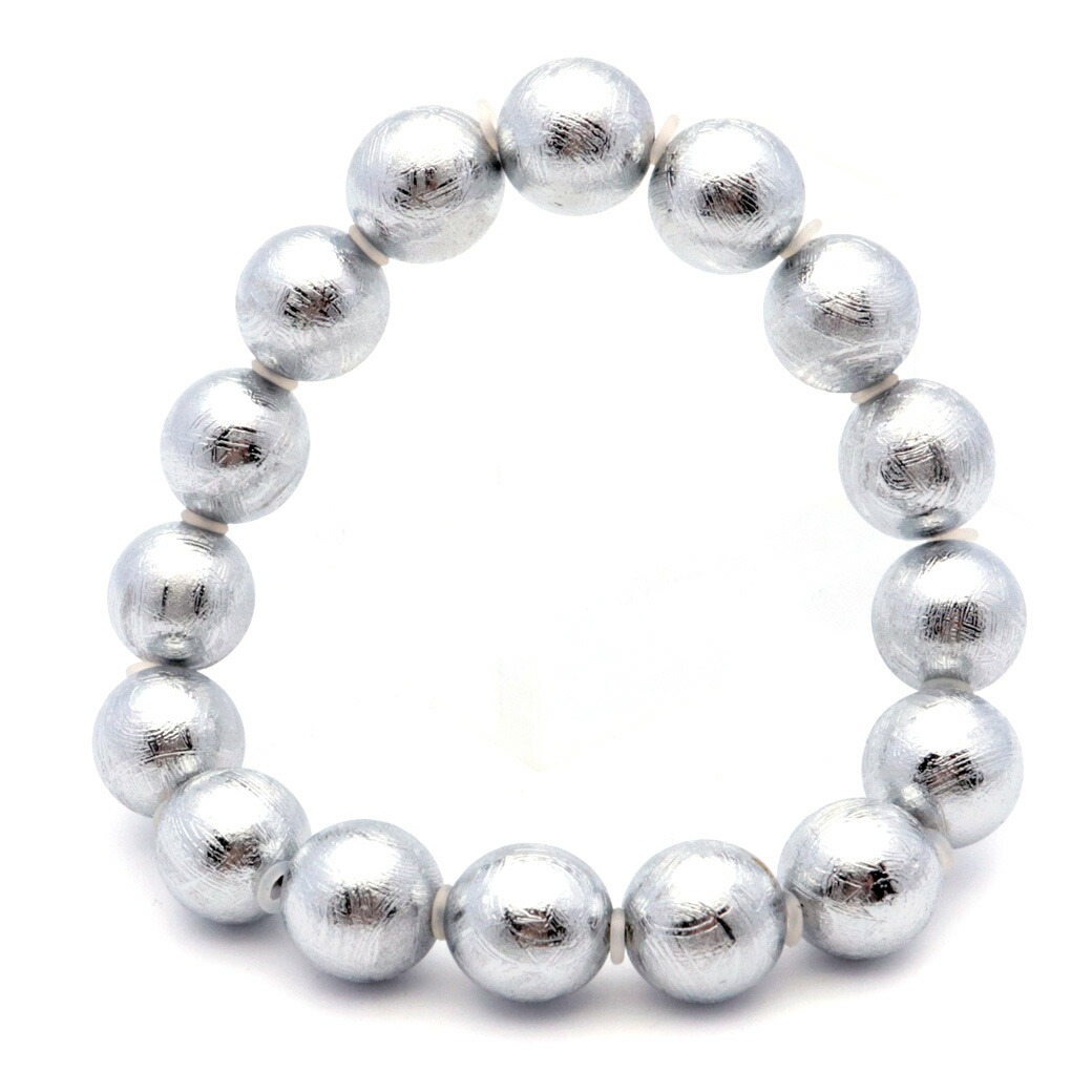 楽天市場】ギベオン 鉄隕石 メテオライト ブレスレット 7.5mm ナミビア