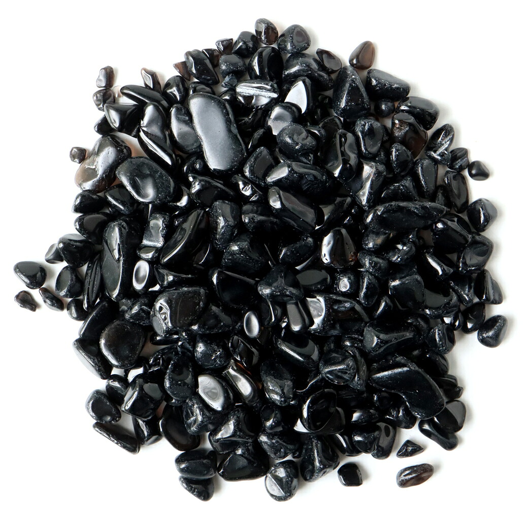 楽天市場】黒水晶 モリオン【さざれ連：約88cm】激安卸価格で限定販売