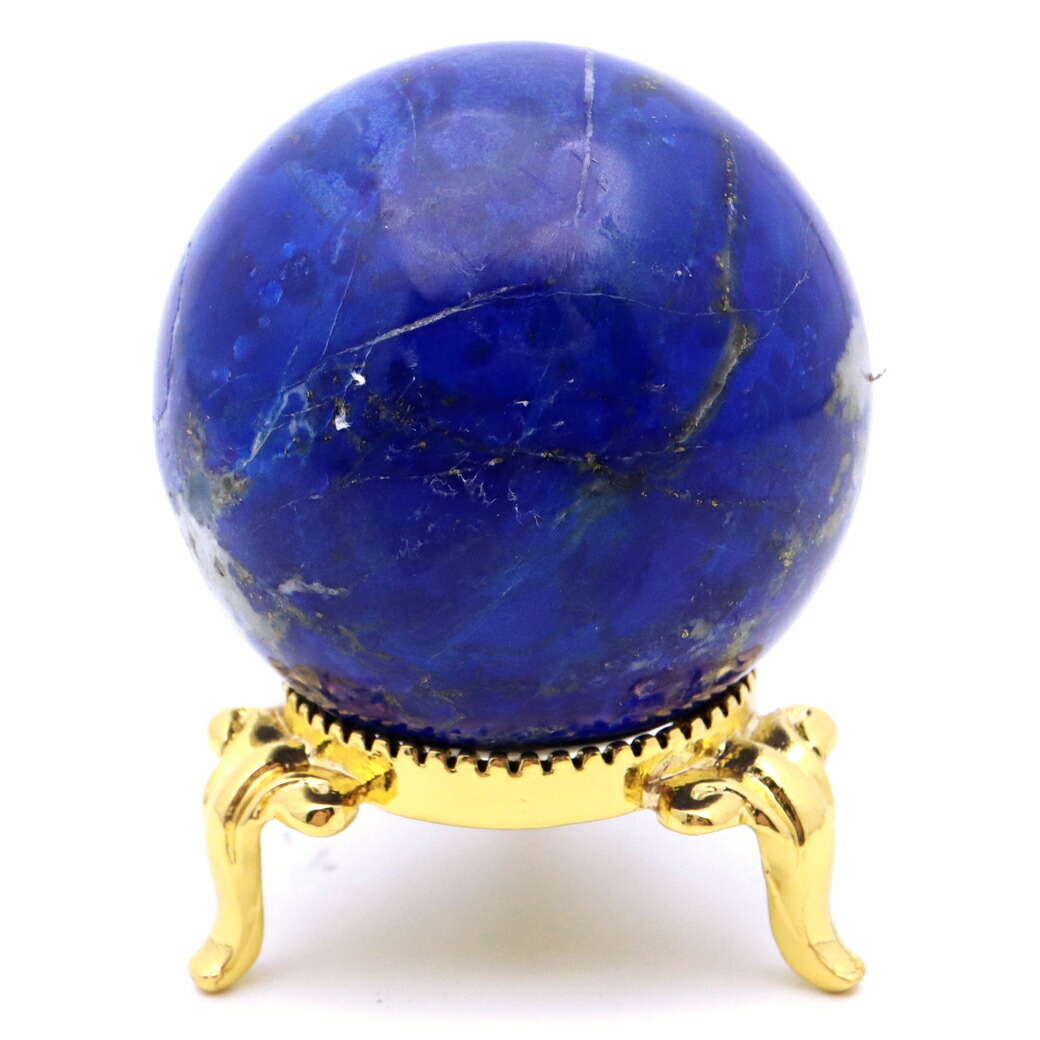 楽天市場】ラピスラズリ 丸玉 置物 直径約37．5mm 台座付 天然石