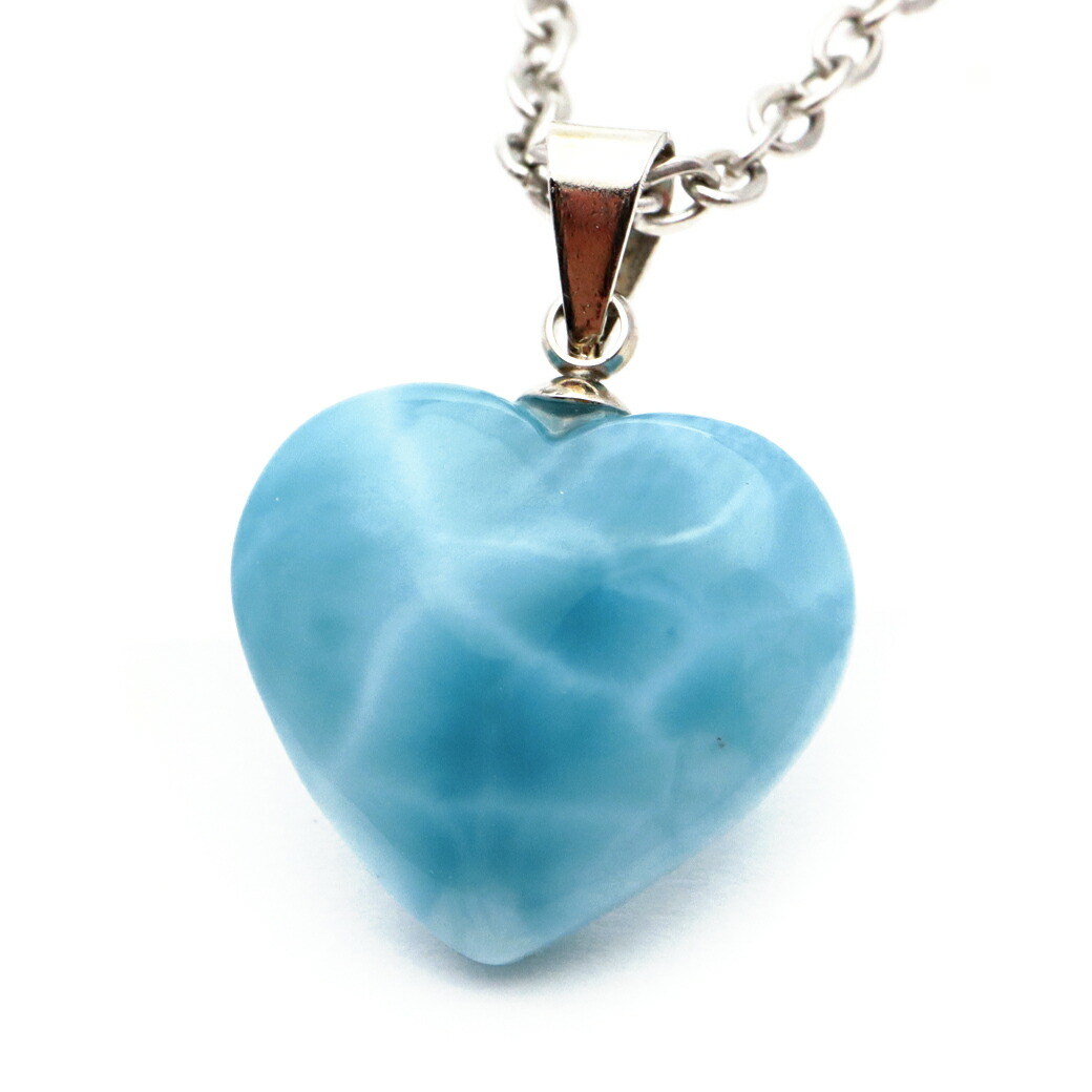 楽天市場】ラリマー 一粒 ネックレス（ハート M）14KGF 天然石