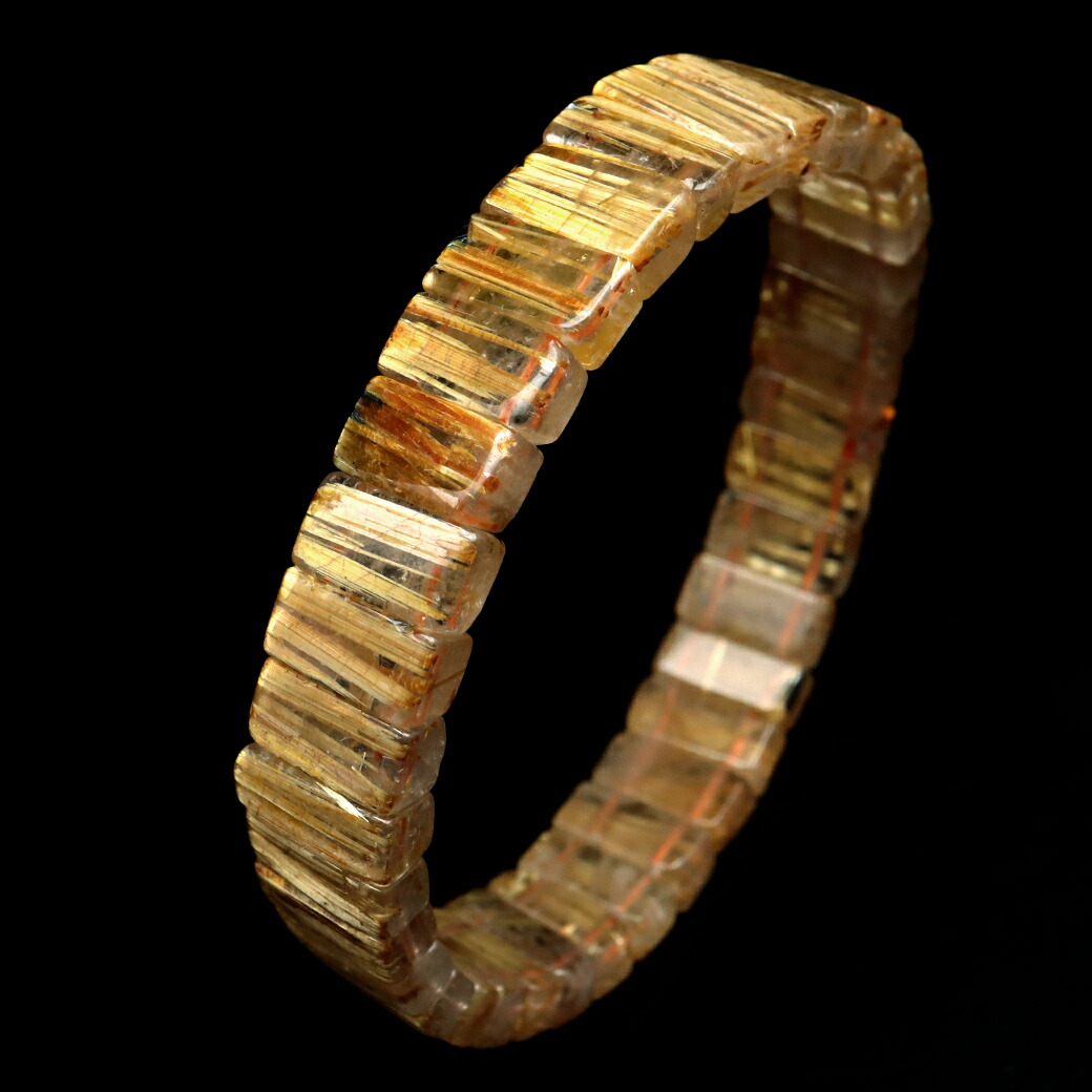 楽天市場】タイチンルチル バングル タイチンルチルクォーツ