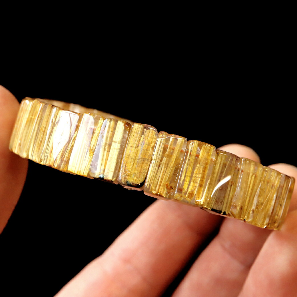 楽天市場】タイチンルチル バングル タイチンルチルクォーツ